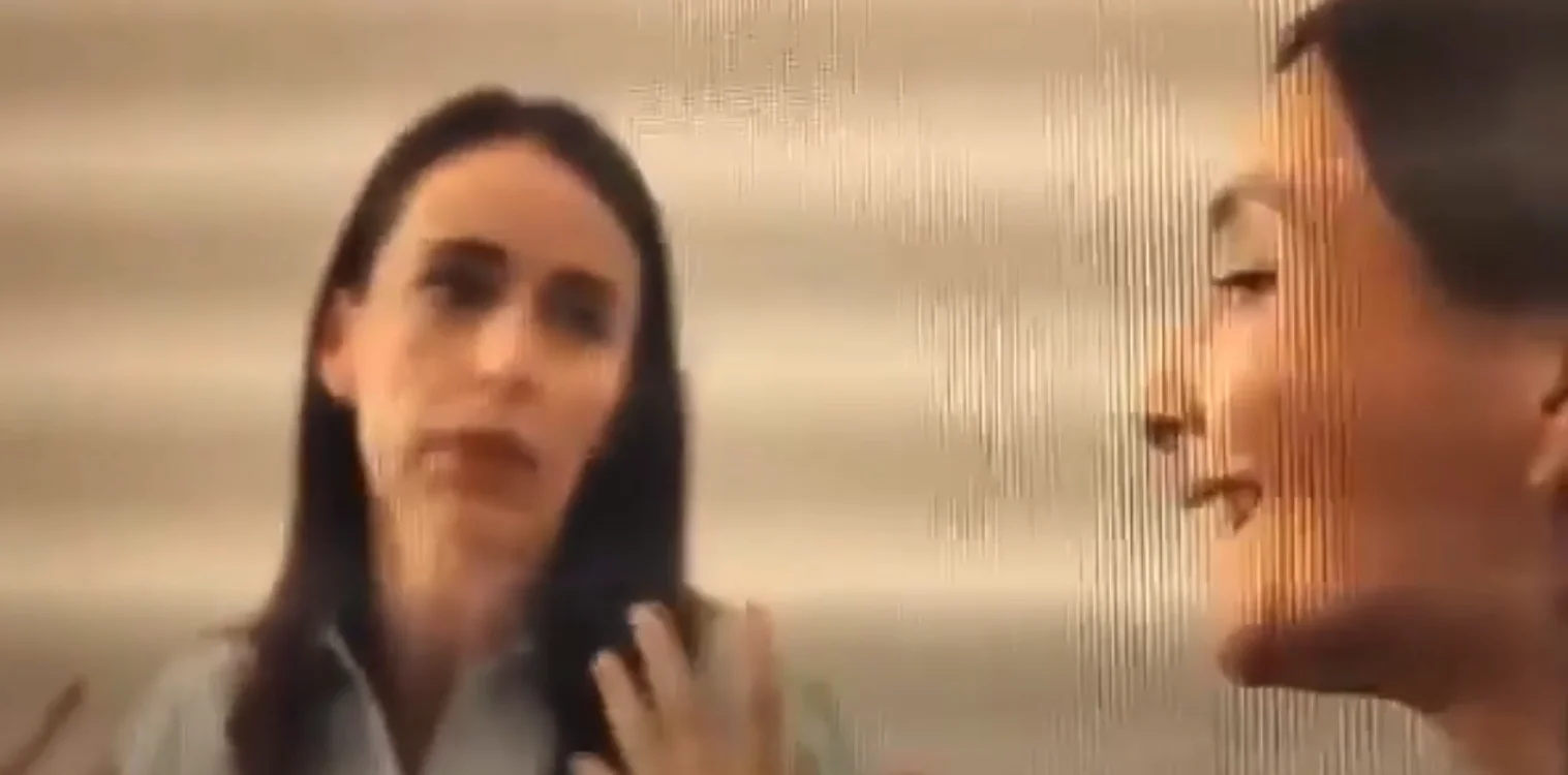 Screenshot from PM Jacinda Ardern's March 8, 2020 interview about masks